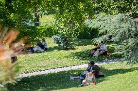 Heatwave Illustration - Paris