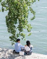 Heatwave Illustration - Paris