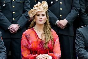 Royals Visit Cavalry Regiment of The Royal Netherlands Army - Amersfoort