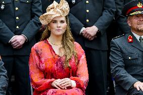 Royals Visit Cavalry Regiment of The Royal Netherlands Army - Amersfoort