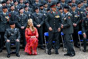 Royals Visit Cavalry Regiment of The Royal Netherlands Army - Amersfoort