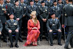 Royals Visit Cavalry Regiment of The Royal Netherlands Army - Amersfoort