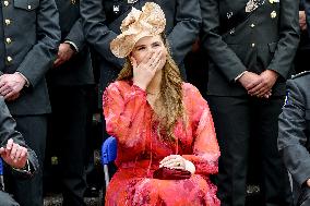 Royals Visit Cavalry Regiment of The Royal Netherlands Army - Amersfoort