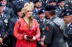 Royals Visit Cavalry Regiment of The Royal Netherlands Army - Amersfoort