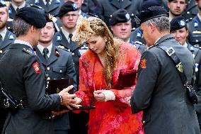 Royals Visit Cavalry Regiment of The Royal Netherlands Army - Amersfoort