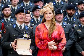 Royals Visit Cavalry Regiment of The Royal Netherlands Army - Amersfoort