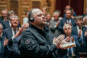 Speech of the President of the Rada Ruslan Stefanchuk at the french senat - Paris AJ