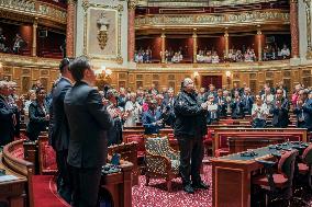 Speech of the President of the Rada Ruslan Stefanchuk at the french senat - Paris AJ