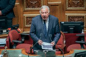Speech of the President of the Rada Ruslan Stefanchuk at the french senat - Paris AJ
