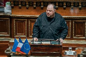 Speech of the President of the Rada Ruslan Stefanchuk at the french senat - Paris AJ