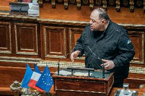 Speech of the President of the Rada Ruslan Stefanchuk at the french senat - Paris AJ