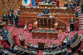 Speech of the President of the Rada Ruslan Stefanchuk at the french senat - Paris AJ