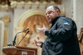 Speech of the President of the Rada Ruslan Stefanchuk at the french senat - Paris AJ