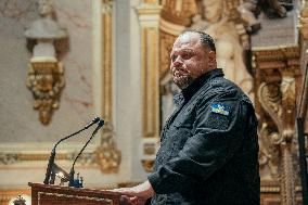 Speech of the President of the Rada Ruslan Stefanchuk at the french senat - Paris AJ