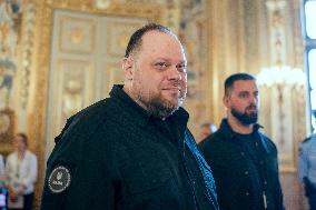 Speech of the President of the Rada Ruslan Stefanchuk at the french senat - Paris AJ