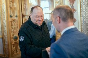 Speech of the President of the Rada Ruslan Stefanchuk at the french senat - Paris AJ