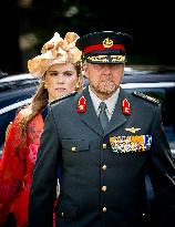 Royals Visit Cavalry Regiment of The Royal Netherlands Army - Amersfoort