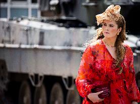 Royals Visit Cavalry Regiment of The Royal Netherlands Army - Amersfoort
