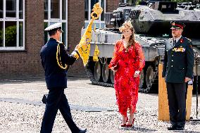 Royals Visit Cavalry Regiment of The Royal Netherlands Army - Amersfoort