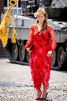 Royals Visit Cavalry Regiment of The Royal Netherlands Army - Amersfoort