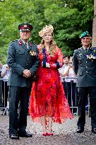 Royals Visit Cavalry Regiment of The Royal Netherlands Army - Amersfoort