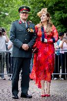 Royals Visit Cavalry Regiment of The Royal Netherlands Army - Amersfoort