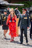 Royals Visit Cavalry Regiment of The Royal Netherlands Army - Amersfoort