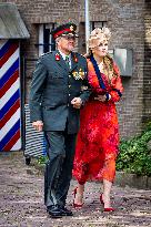 Royals Visit Cavalry Regiment of The Royal Netherlands Army - Amersfoort