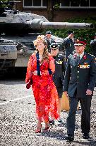 Royals Visit Cavalry Regiment of The Royal Netherlands Army - Amersfoort