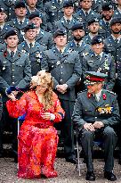 Royals Visit Cavalry Regiment of The Royal Netherlands Army - Amersfoort
