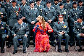 Royals Visit Cavalry Regiment of The Royal Netherlands Army - Amersfoort
