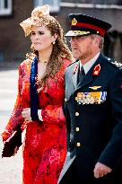 Royals Visit Cavalry Regiment of The Royal Netherlands Army - Amersfoort