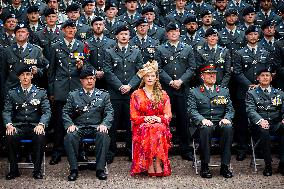 Royals Visit Cavalry Regiment of The Royal Netherlands Army - Amersfoort