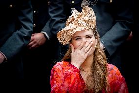 Royals Visit Cavalry Regiment of The Royal Netherlands Army - Amersfoort