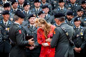 Royals Visit Cavalry Regiment of The Royal Netherlands Army - Amersfoort
