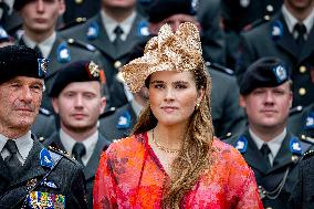 Royals Visit Cavalry Regiment of The Royal Netherlands Army - Amersfoort