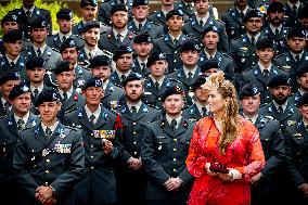 Royals Visit Cavalry Regiment of The Royal Netherlands Army - Amersfoort