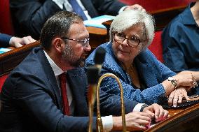 Questions to the government at the National Assembly in Paris FA