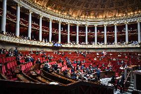 Questions to the government at the National Assembly in Paris FA