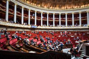 Questions to the government at the National Assembly in Paris FA
