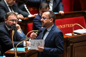 Questions to the government at the National Assembly in Paris FA