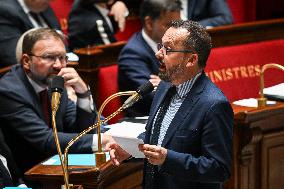 Questions to the government at the National Assembly in Paris FA