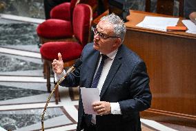 Questions to the government at the National Assembly in Paris FA