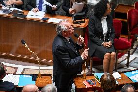 Questions to the government at the National Assembly in Paris FA