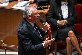 Questions to the government at the National Assembly in Paris FA