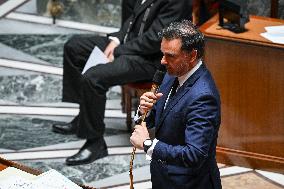 Questions to the government at the National Assembly in Paris FA