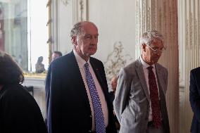 Inauguration Of The Presentation Of The Manuscript Of General De Gaulle