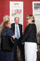 Inauguration Of The Presentation Of The Manuscript Of General De Gaulle