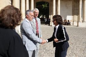 Inauguration Of The Presentation Of The Manuscript Of General De Gaulle
