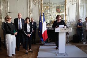 Inauguration Of The Presentation Of The Manuscript Of General De Gaulle